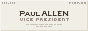 Paul Allen's businesscard