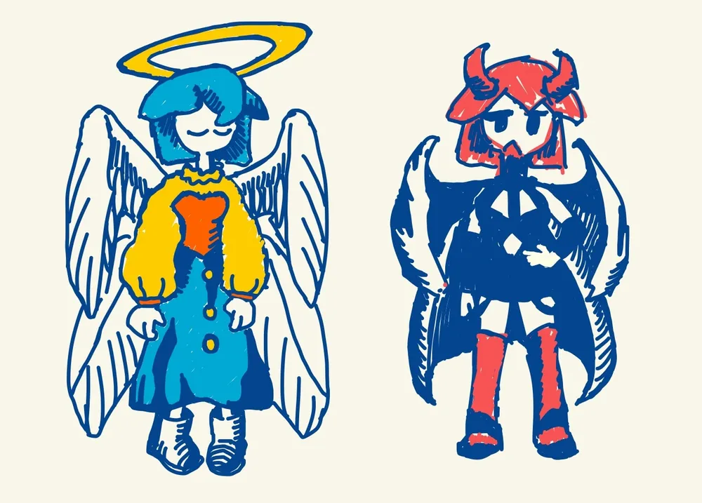 angel and devil